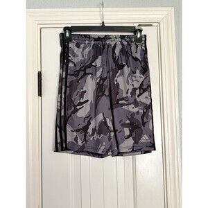 Adidas Boys Camo Athletic Shorts Size L 14/16 Soccer